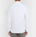 Gucci - Slim-Fit Logo-Detailed Cotton Shirt - White