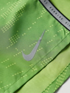Nike Running - Run Division Stride Straight-Leg Dri-FIT Shorts - Green