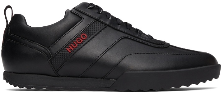 Photo: Hugo Leather Matrix Low Top Sneakers