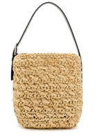 Toteme Belted Small Paper Raffia Tote - Natural - One Size