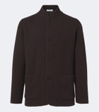 Lardini Knitted wool and cashmere blazer