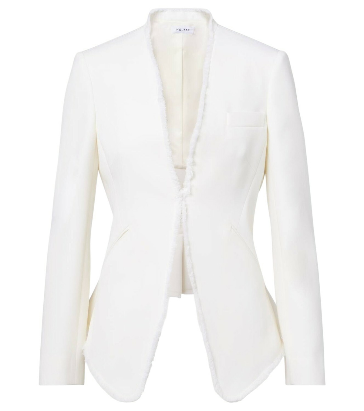 [alexander mcqueen]フリル アシンメトリージャージートップ Alexander McQueen Herringbone Tweed Suit - Foxy Couture Carmel
