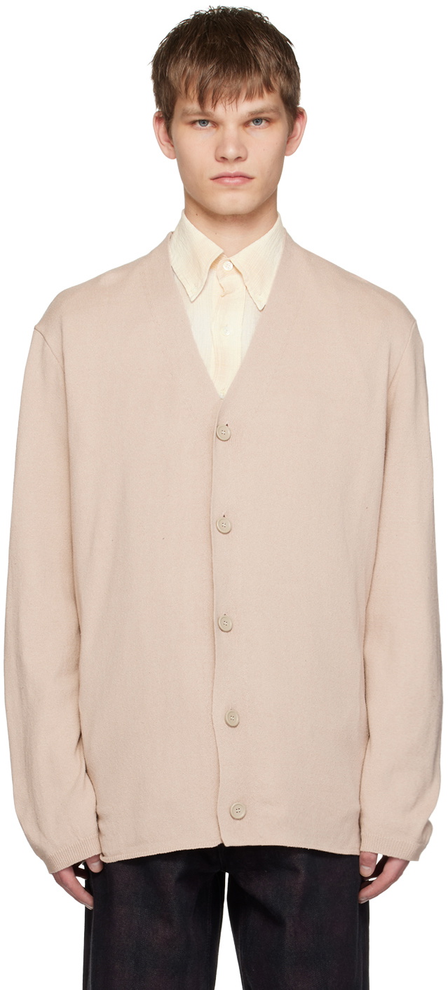 トップス OUR LEGACY KNIT CARDIGAN BEIGE Our Legacy Beige Button Cardigan Our Legacy