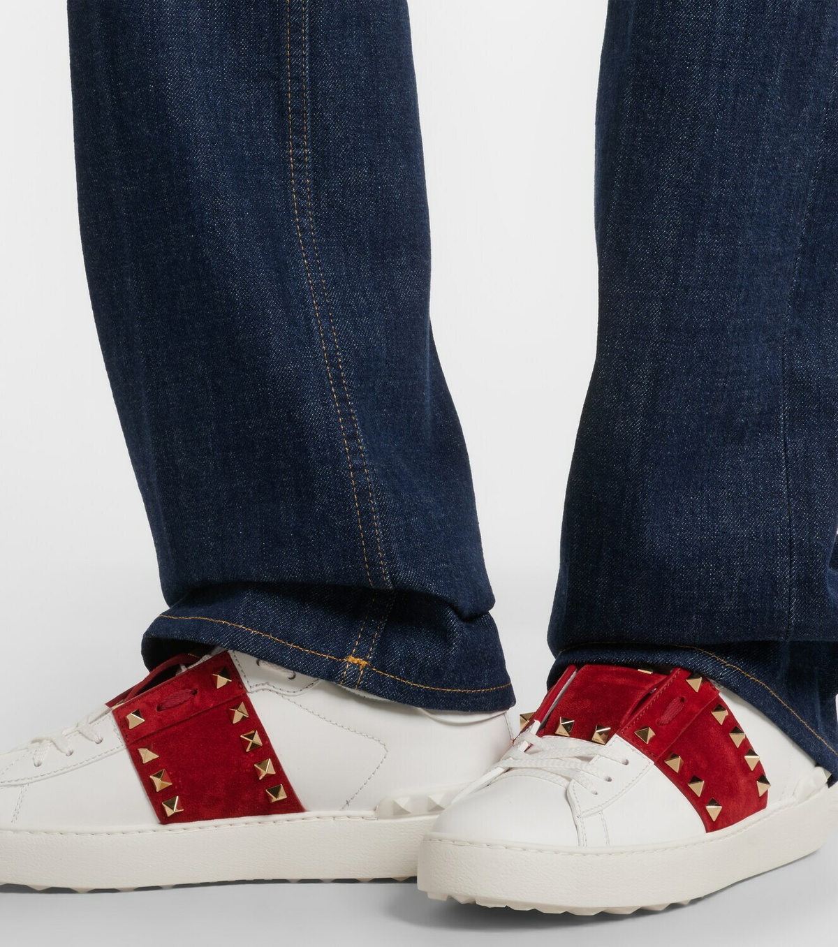 Valentino Garavani Rockstud Untitled leather sneakers