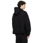 Represent Black Initial Boxy Hoodie
