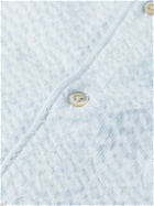 Boglioli - Pinstriped Cotton-Seersucker Shirt - Blue