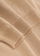 John Smedley Macloud Merino Wool Polo Shirt Beige