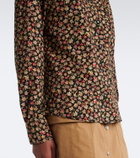 Moncler Floral cotton corduroy shirt