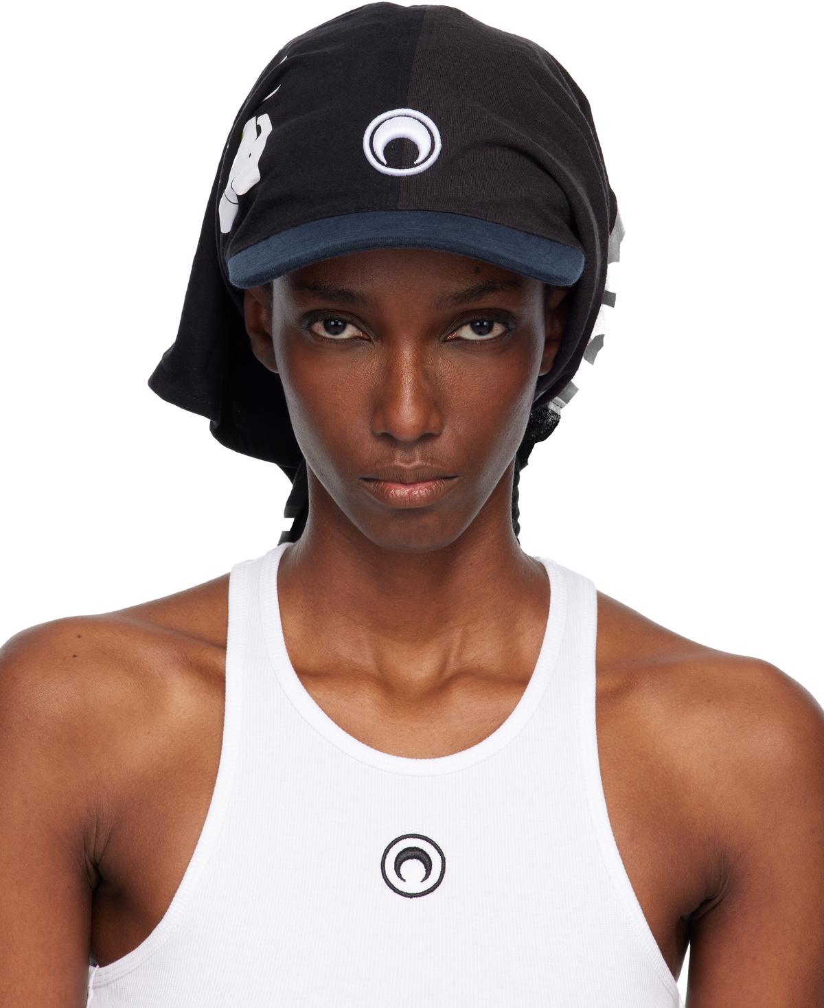 Marine Serre SSENSE Exclusive Beige Regenerated Silk Veiled