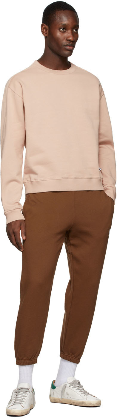 M.A. Martin Asbjørn SSENSE Exclusive Tan Cropped Sweatshirt