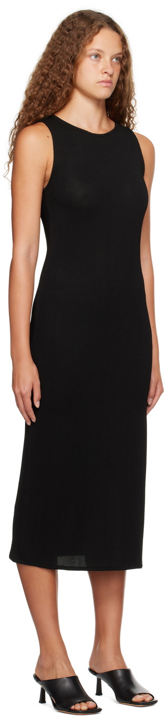 ANINE BING Black Savannah Midi Dress