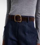 Gabriela Hearst Simone suede belt