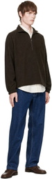 colbo Brown Half Zip Sweater