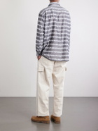 Monitaly - Milano Printed Cotton Shirt - Gray