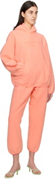 Alexander Wang Orange Relaxed-Fit Lounge Pants