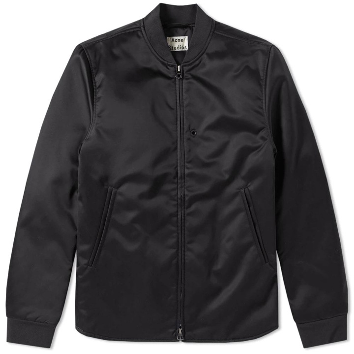 Photo: Acne Studios Mylon Shine Jacket Black