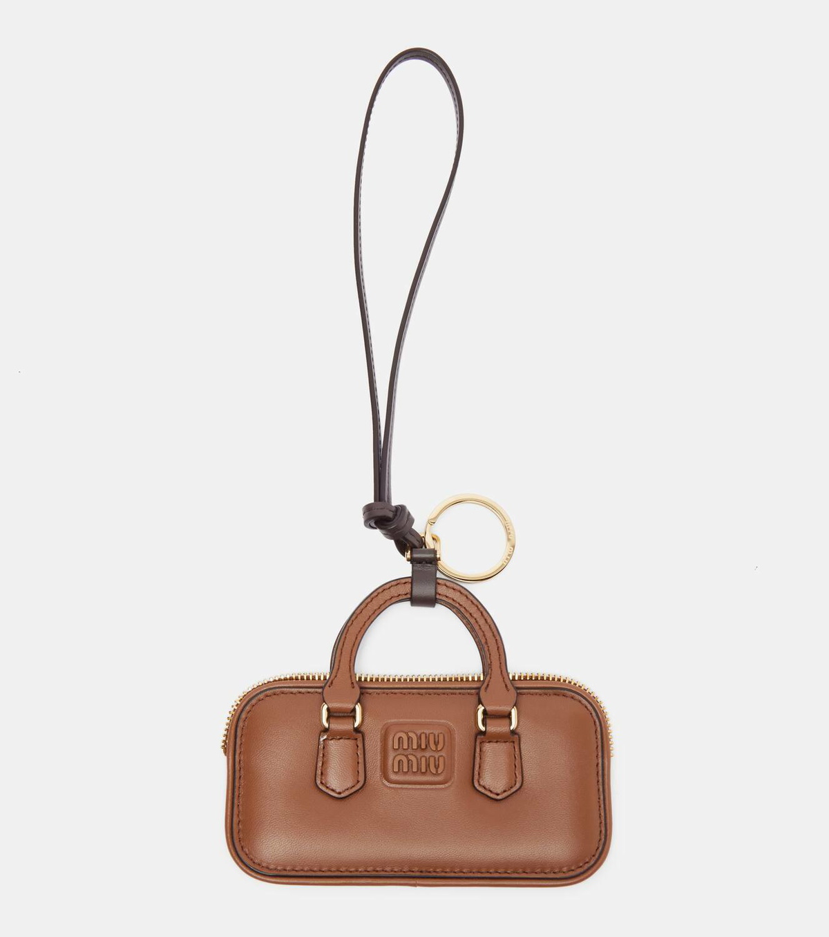 Miu Miu Arcadie leather bag charm Miu Miu