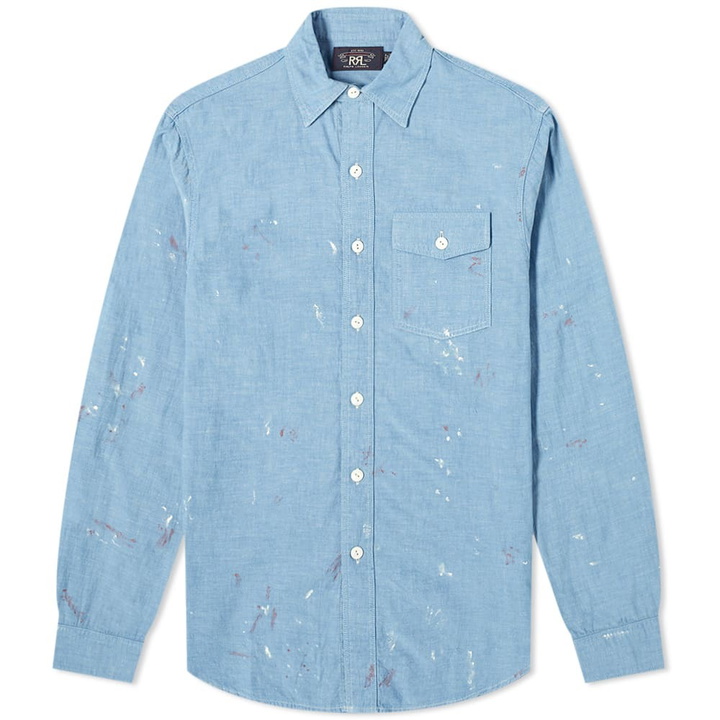 Photo: RRL Reed Paint Splatter Shirt