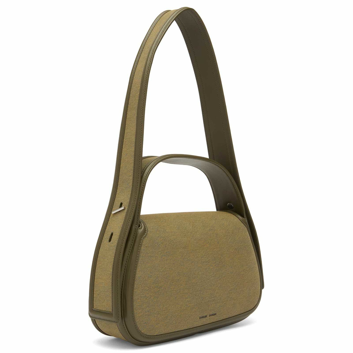 Samsøe Samsøe Women's Sahero Grab Bag in Washed Brown Denim 