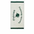 Palmes Men's Wet Tennis Towel in Off White/Green