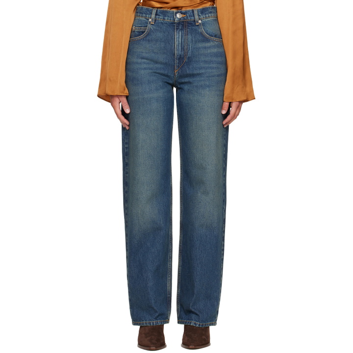 Photo: Isabel Marant Navy Dromie Jeans