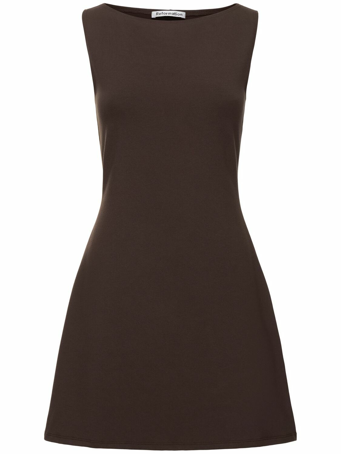 REFORMATION Nataly Cotton Blend Knit Mini Dress Reformation