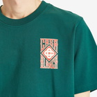 Casablanca Men's Gothic Logo T-Shirt in Green