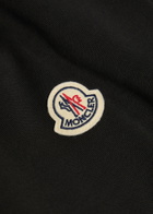 Moncler Logo-appliquéd Cotton Sweatshirt Black