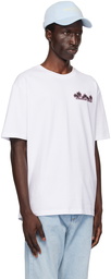 Balmain White 'Club Balmain' T-Shirt