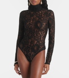 Valentino Lace turtleneck bodysuit