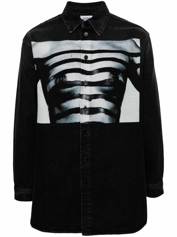 Photo: Jean Paul Gaultier Body Marinière Denim Shirt
