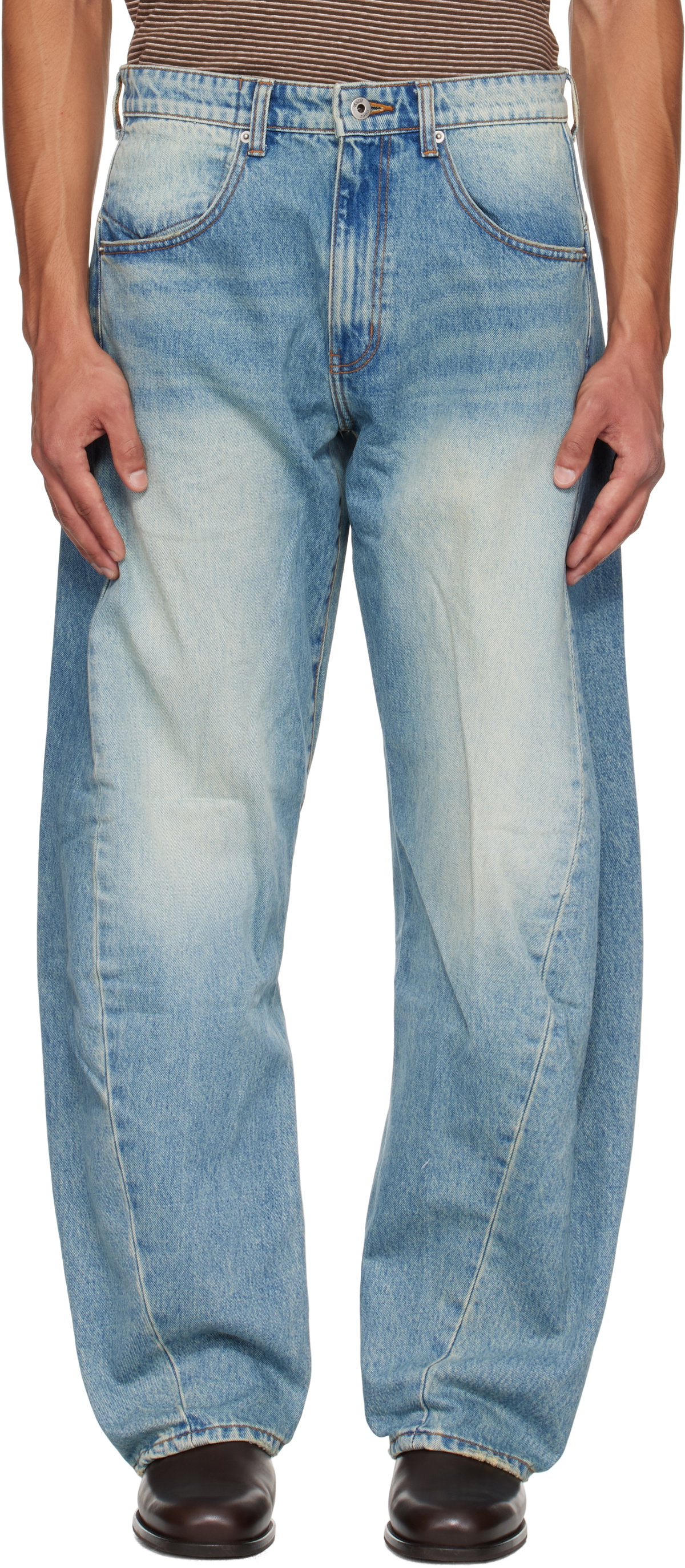 COOR Blue Washed Engineer Jeans