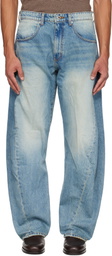 COOR Blue Washed Engineer Jeans