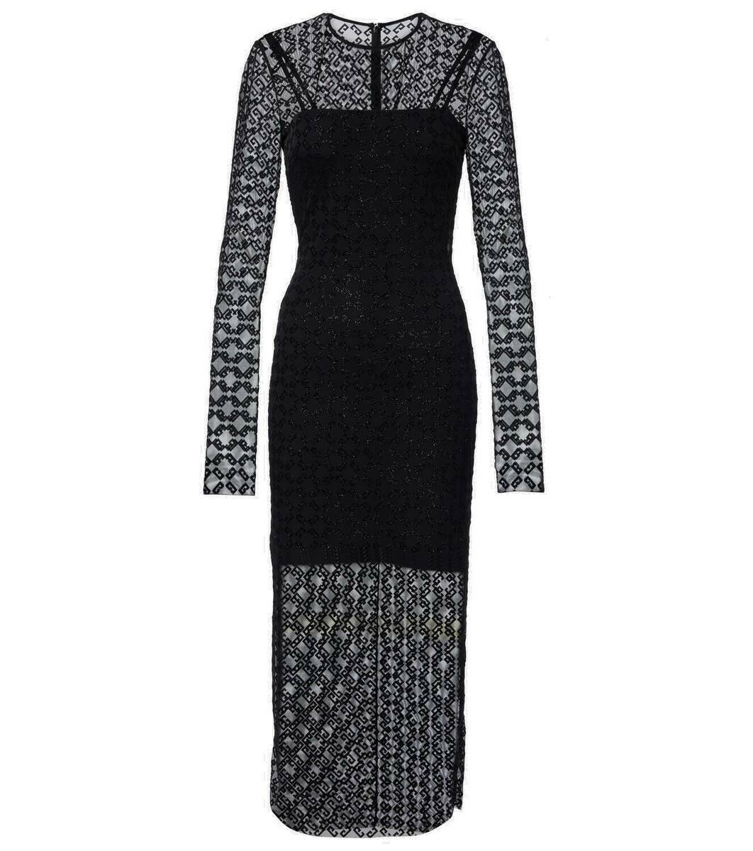 ワンピース GIVENCHY \"MONOGRAM 72\" JACQUARD POLO STYLE DRESS Givenchy POLO DRESS IN MONOGRAM 72 JACQUARD | givenchy