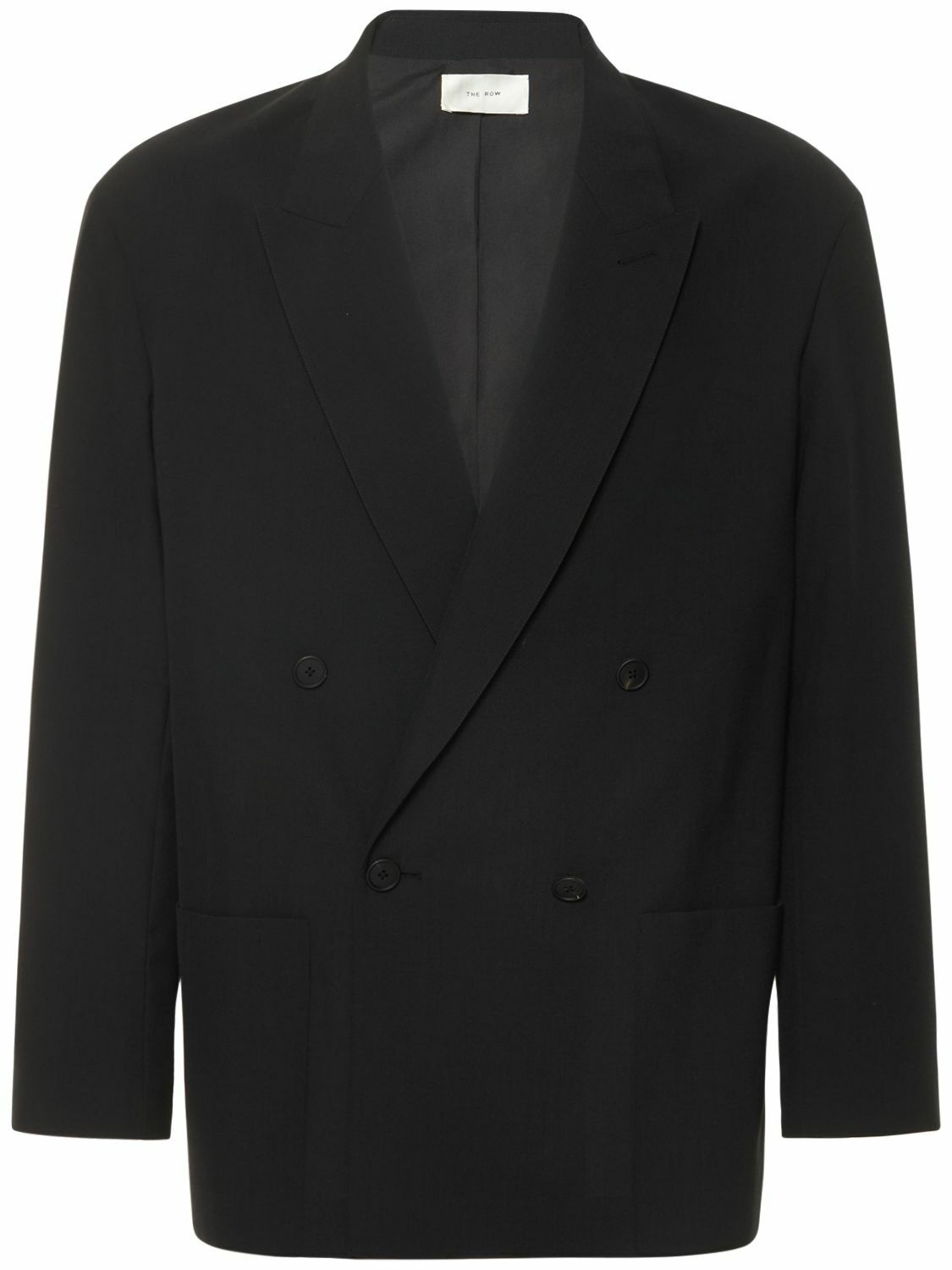 Photo: THE ROW - Curtis Double Breasted Wool Blazer