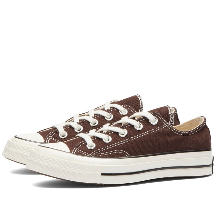 Photo: Converse Chuck Taylor 1970s Ox Sneakers in Dark Root/Egret/Black