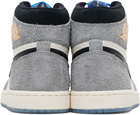 Nike Jordan Gray & White Air Jordan 1 Retro High OG Sneakers