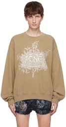 Acne Studios Beige Glow-In-The-Dark Sweatshirt