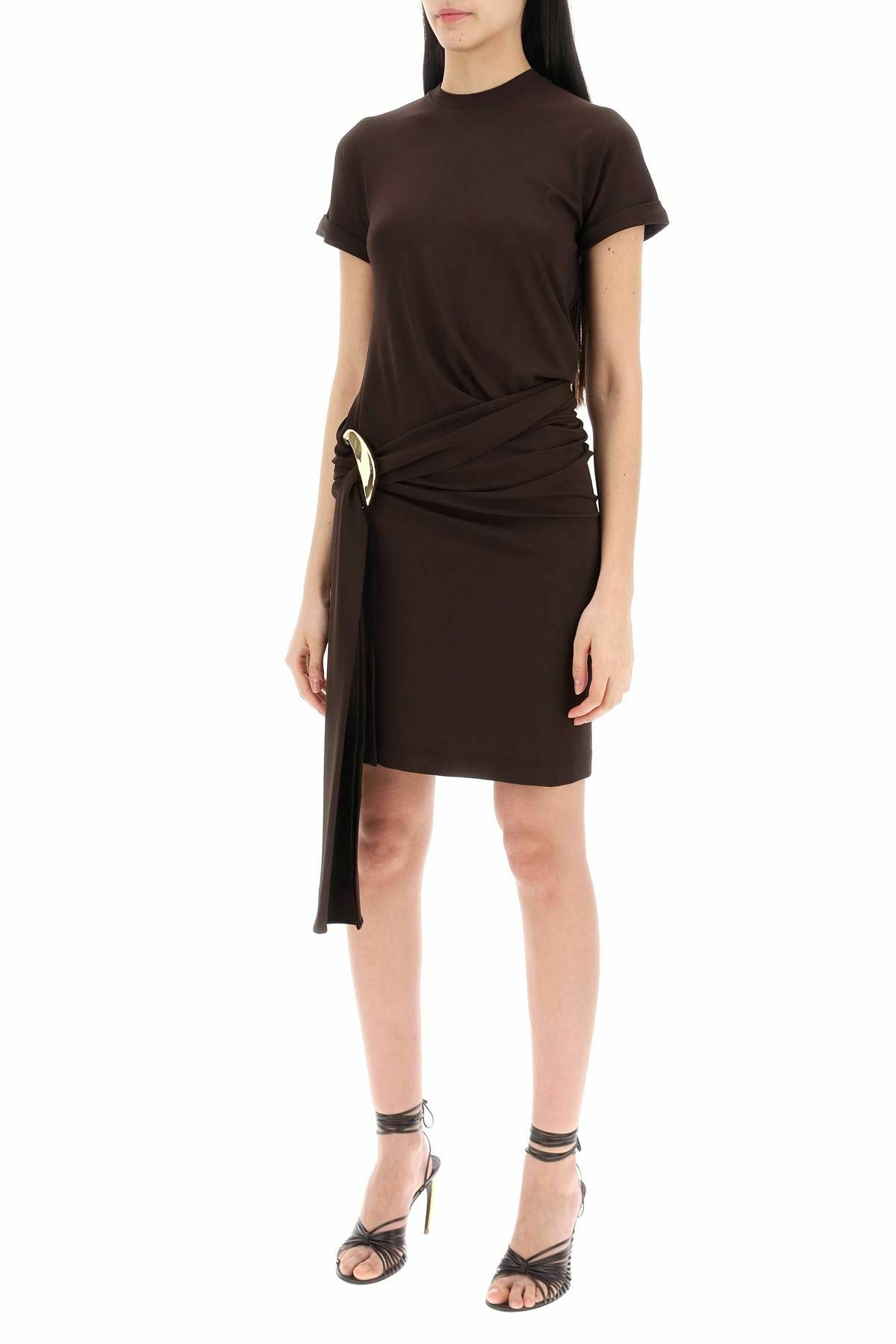formal / gown burgundy dresses DAKOTA Dress Maple-Mustard Dressing flowy Belt Size (refer to sizing instructions below):46 The bodice features a