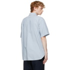 Nanamica Blue Wind Button-Down Shirt