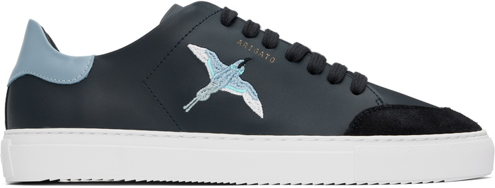 Photo: Axel Arigato Navy Clean 90 Bee Bird Sneakers