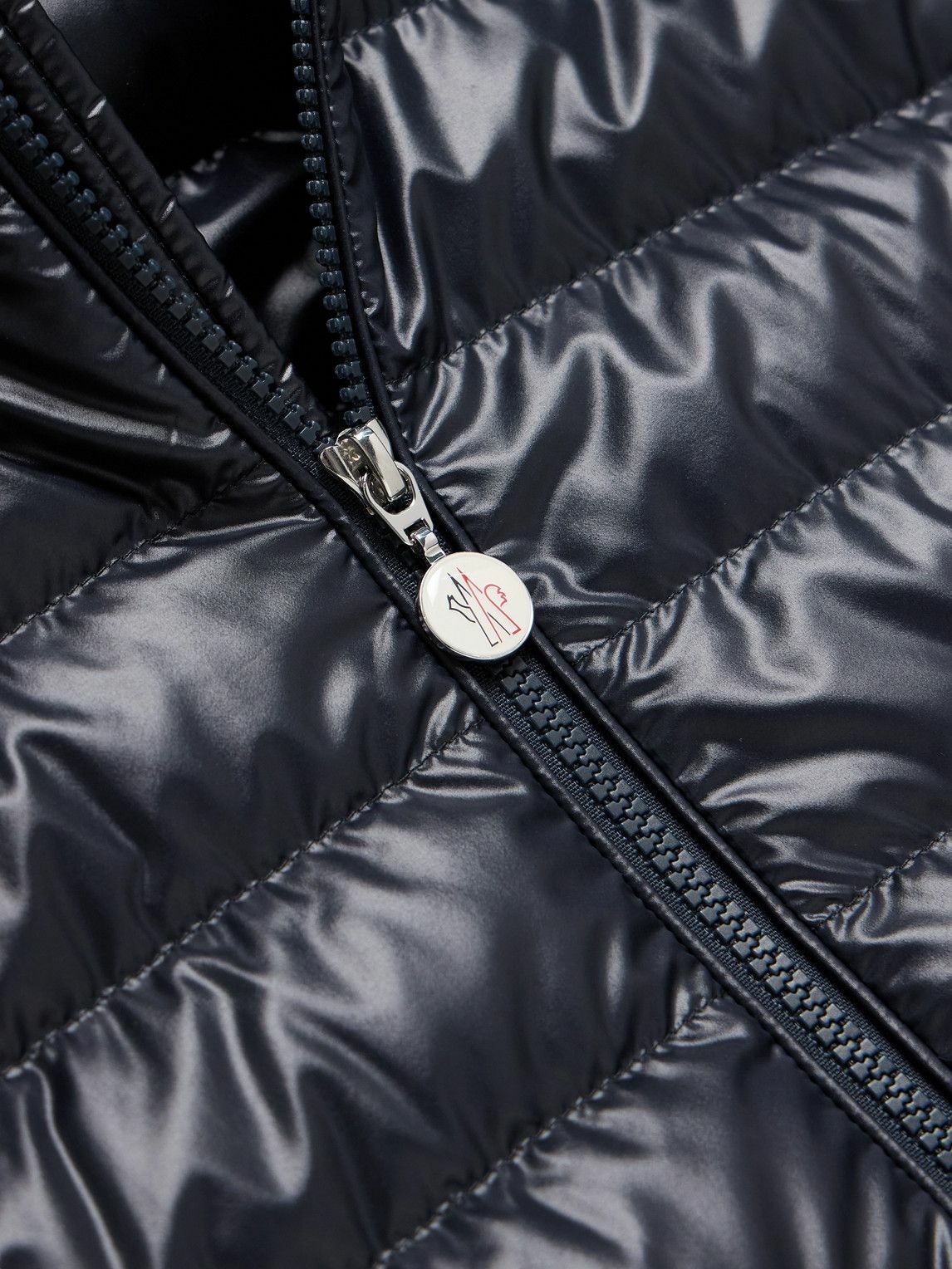Moncler Giubbino 100 Grammi Lauros Blu Con Cappuccio J19541A00031 main image 1