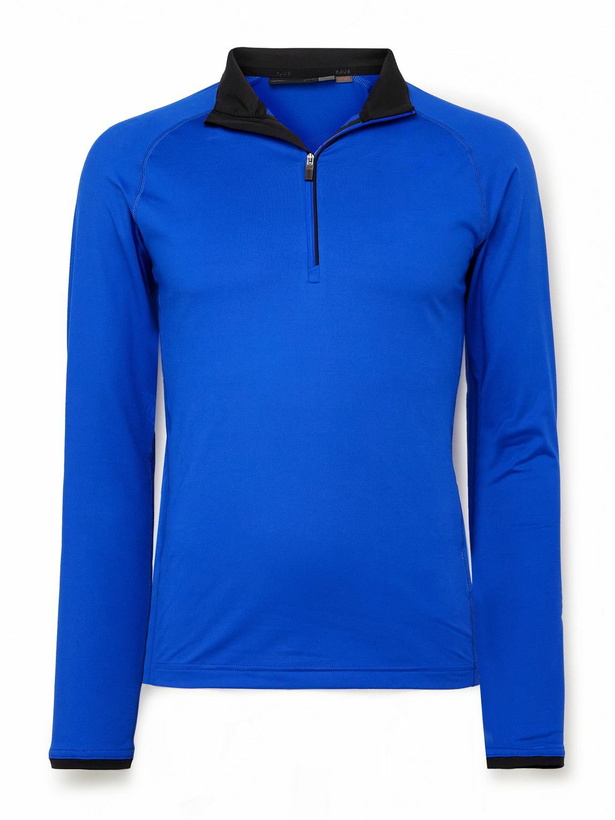 Photo: Kjus - Feel Stretch-Jersey Half-Zip Ski Mid-Layer - Blue