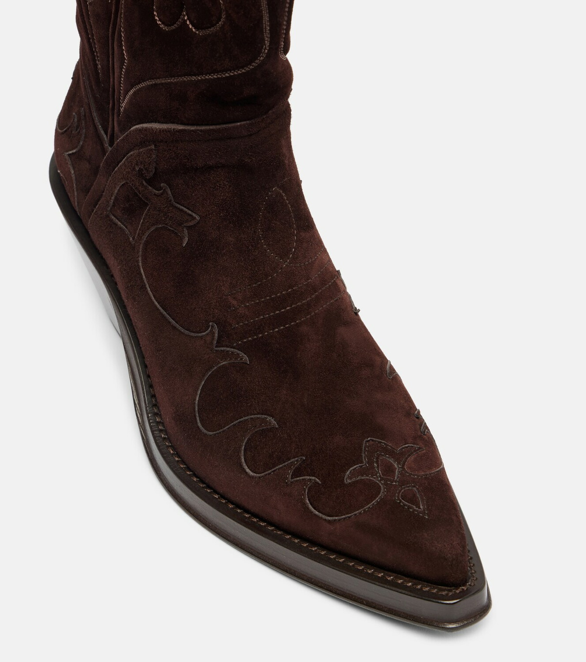 Gabriela Hearst Capitana leather cowboy boots