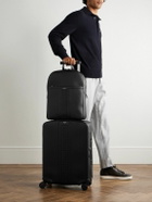 Serapian - Mosaico-Detailed Full-Grain Leather Carry-On Suitcase