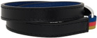 Paul Smith Black Leather Hook Bracelet