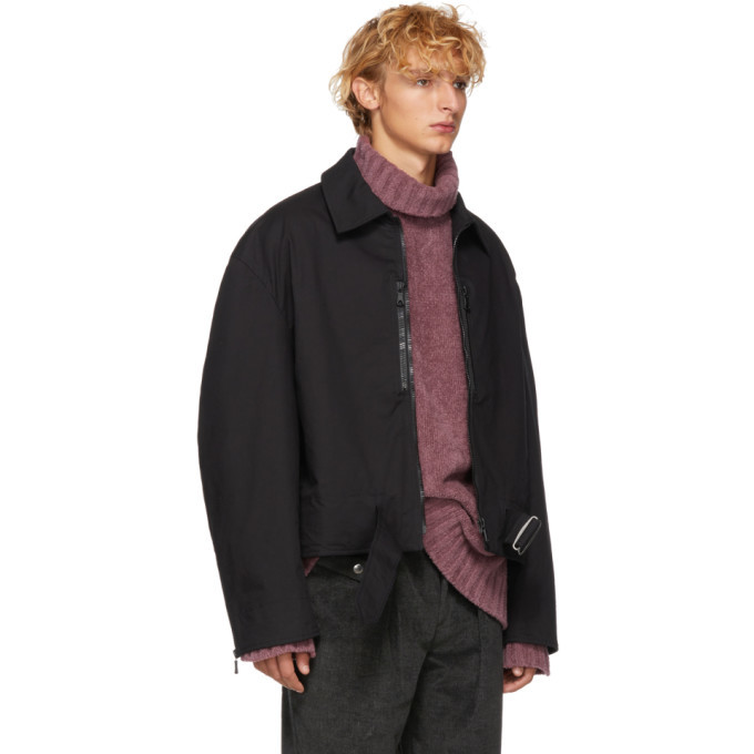 Mackintosh 0003 Black Oversized Flight Jacket Mackintosh