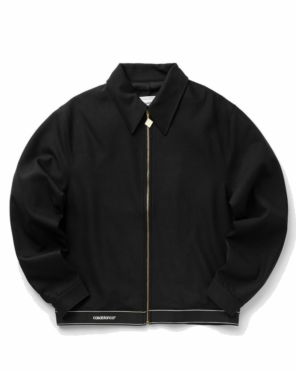 Photo: Casablanca Sports Tailoring Jacket Black - Mens - Bomber Jackets