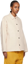 AIREI Off-White Raw Edge Jacket