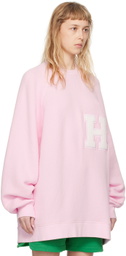 HALFBOY Pink Patch Sweatshirt